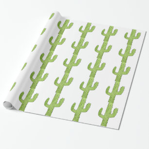 Desert Cactus Wüste Pflanze Kaktus Tree Design Geschenkpapier
