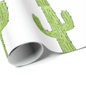 Desert Cactus Wüste Pflanze Kaktus Tree Design Geschenkpapier (Rolleneckpunkt)