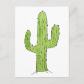 Desert Cactus Wüste Pflanze Kaktus Tree Design Postkarte (Vorderseite)