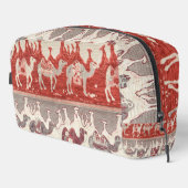 Desert Camels Caravan Art Waschbeutel (Rechte Ecke)
