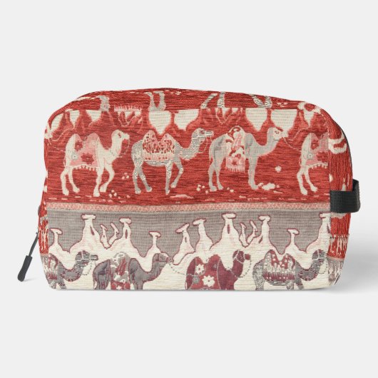 Desert Camels Caravan Art Waschbeutel (Rückseite)