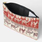Desert Camels Caravan Art Zubehörtasche (Offen)
