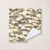 Desert Camouflage Badhandtuch Set (Waschlappen)