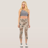 Desert Camouflage Capri Leggings (Vorderseite)