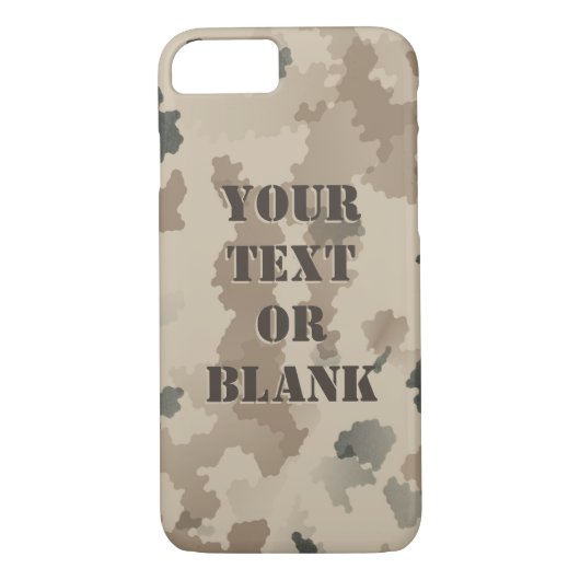 Desert Camouflage Case-Mate iPhone Hülle (Rückseite)