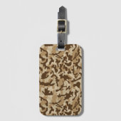 Desert Camouflage Gepäckanhänger (Vorderseite Vertikal)