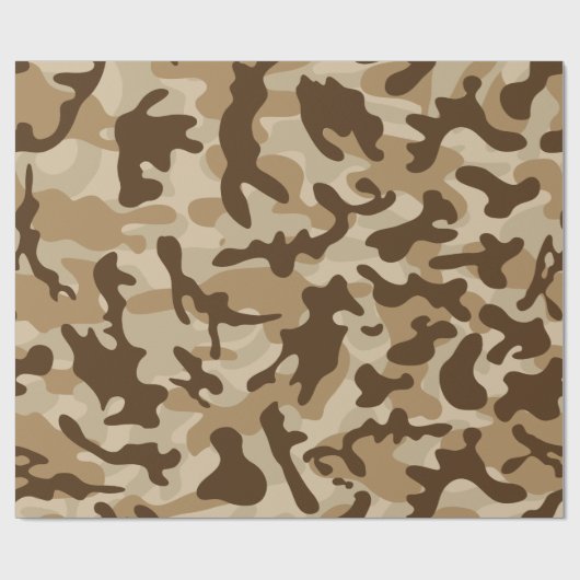 Desert Camouflage Geschenkpapier (Flach)