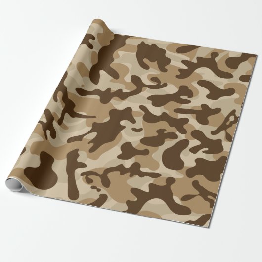 Desert Camouflage Geschenkpapier (Ungerollt)
