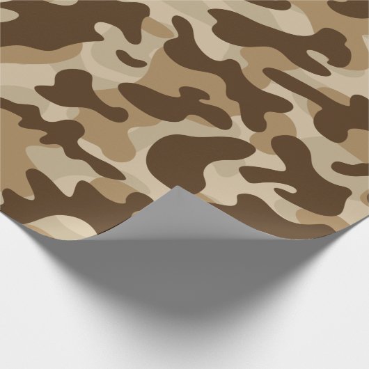 Desert Camouflage Geschenkpapier (Ecke)
