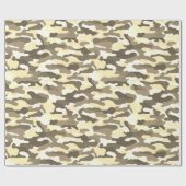 Desert Camouflage Geschenkpapier (Flach)