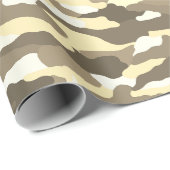 Desert Camouflage Geschenkpapier (Rolleneckpunkt)