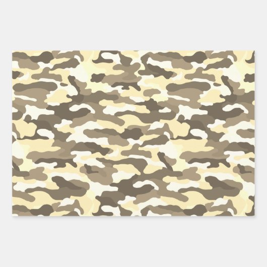Desert Camouflage Geschenkpapier Set (Vorderseite 3)