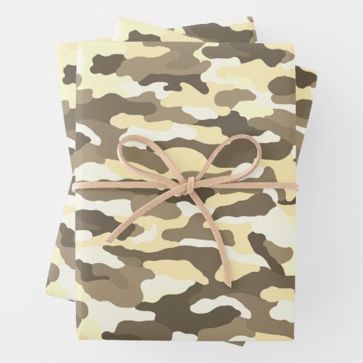 Desert Camouflage Geschenkpapier Set (Beispiel)