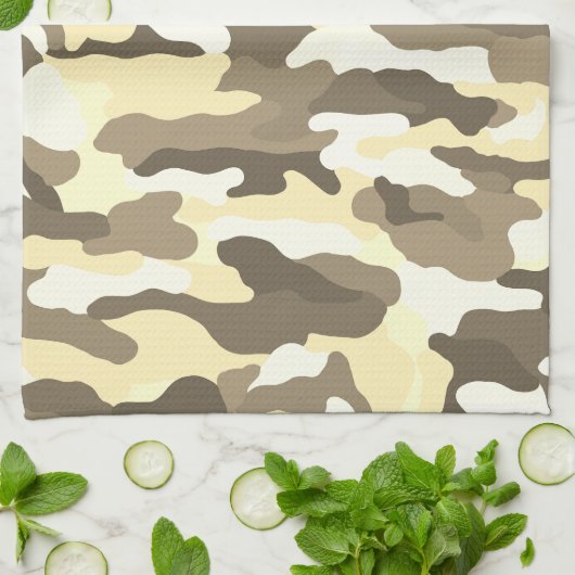 Desert Camouflage Geschirrtuch (Gefaltet)