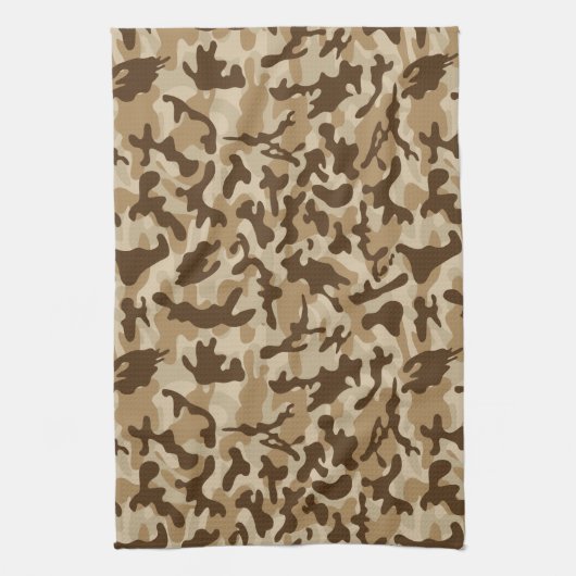 Desert Camouflage Geschirrtuch (Vertikal)