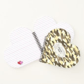 Desert Camouflage Heart Notizblock (Innenseite)
