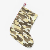 Desert Camouflage Kleiner Weihnachtsstrumpf (Vorderansicht (hängend))