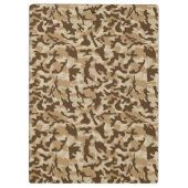Desert Camouflage Klemmbrett (Rückseite)