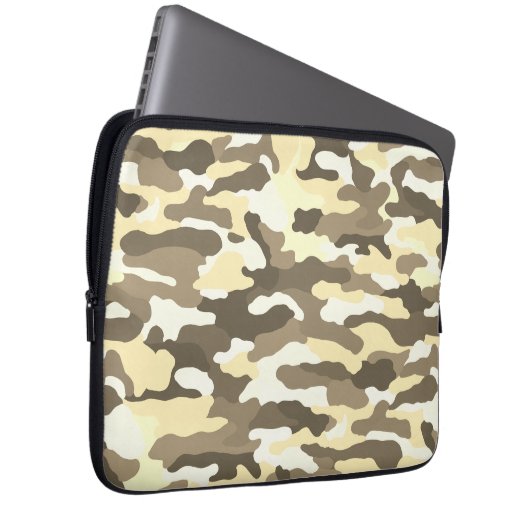 Desert Camouflage Laptopschutzhülle (Vorne Rechts)