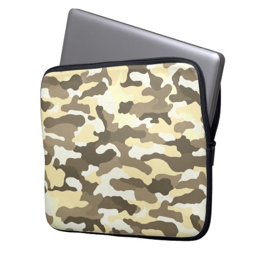 Desert Camouflage Laptopschutzhülle (Vorderseite Links)