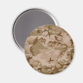 Desert Camouflage Magnet (Vorderseite/Rückseite)