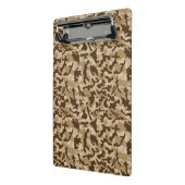 Desert Camouflage Mini Klemmbrett (Gewinkelt2)