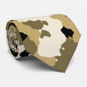 Desert Camouflage Necktie Krawatte (Gerollt)