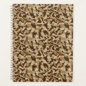 Desert Camouflage Notebook Planer (Vorderseite)