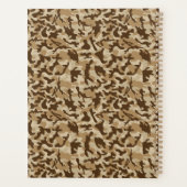Desert Camouflage Notebook Planer (Rückseite)