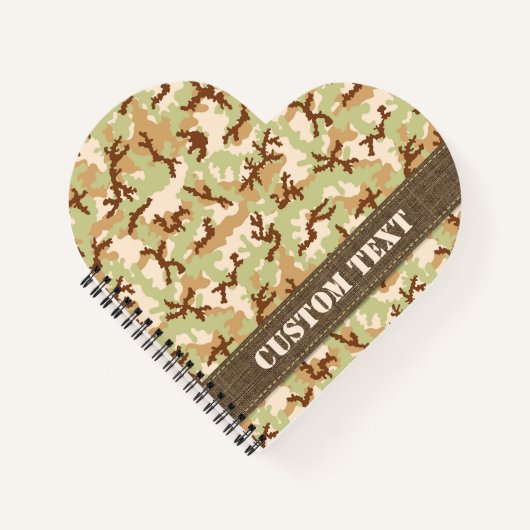 Desert Camouflage Notizblock (Vorderseite)
