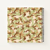 Desert Camouflage Notizbuch (Rückseite)