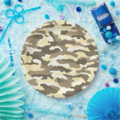 Desert Camouflage Pappteller (Party)