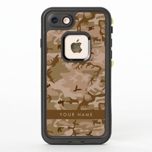 Desert Camouflage Pattern, Ihr Name, Personalisier (Rückseite)