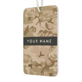 Desert Camouflage Pattern, Ihr Name, Personalisier Autolufterfrischer (Links)