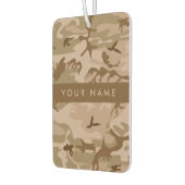 Desert Camouflage Pattern, Ihr Name, Personalisier Autolufterfrischer (Links)