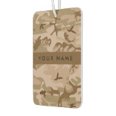 Desert Camouflage Pattern, Ihr Name, Personalisier Autolufterfrischer (Links)