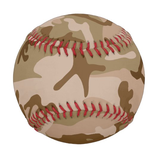 Desert Camouflage Pattern, Ihr Name, Personalisier Baseball (Rückseite)