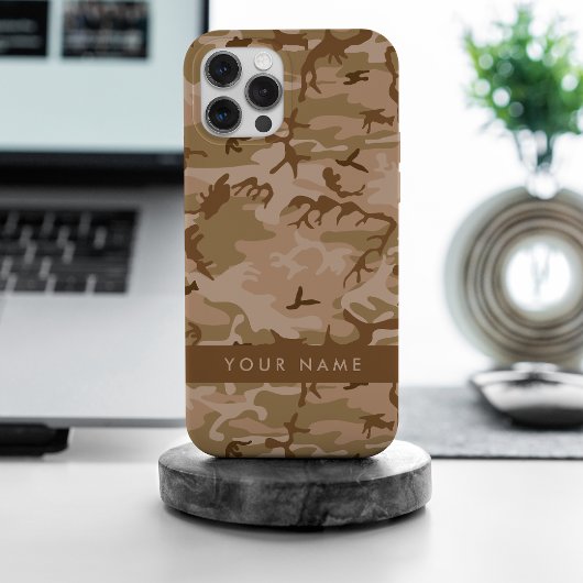Desert Camouflage Pattern, Ihr Name, Personalisier Case-Mate iPhone Hülle