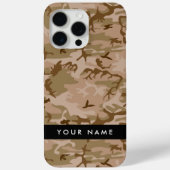 Desert Camouflage Pattern, Ihr Name, Personalisier Case-Mate iPhone Hülle (Rückseite)