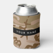 Desert Camouflage Pattern, Ihr Name, Personalisier Dosenkühler (Kanne Vorderseite)