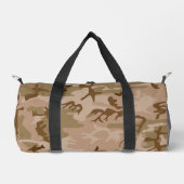 Desert Camouflage Pattern, Ihr Name, Personalisier Duffle Bag (Vorderseite)