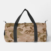 Desert Camouflage Pattern, Ihr Name, Personalisier Duffle Bag (Vorderseite)