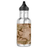 Desert Camouflage Pattern, Ihr Name, Personalisier Edelstahlflasche (Rechts)