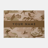 Desert Camouflage Pattern, Ihr Name, Personalisier Fußmatte (Vorderseite)