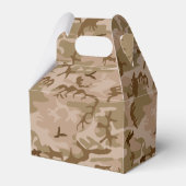 Desert Camouflage Pattern, Ihr Name, Personalisier Geschenkschachtel (Rückseite)