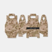 Desert Camouflage Pattern, Ihr Name, Personalisier Geschenkschachtel (Ungefaltet)