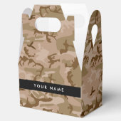 Desert Camouflage Pattern, Ihr Name, Personalisier Geschenkschachtel (Geöffnet)