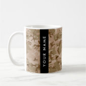 Desert Camouflage Pattern, Ihr Name, Personalisier Kaffeetasse (Links)