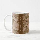 Desert Camouflage Pattern, Ihr Name, Personalisier Kaffeetasse (Links)