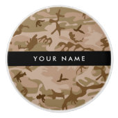 Desert Camouflage Pattern, Ihr Name, Personalisier Keramikknauf (Vorderseite)